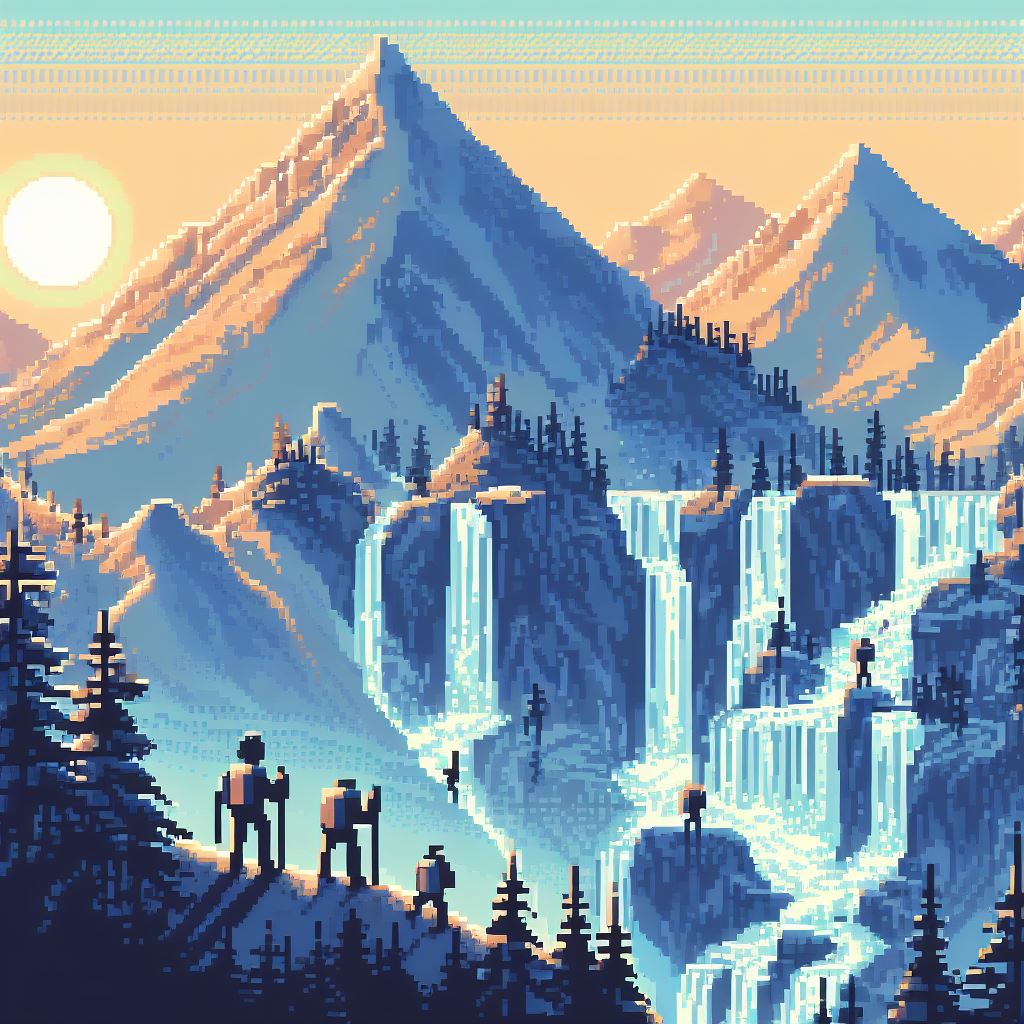 Pixel Panorama Dall-e 3 Prompt